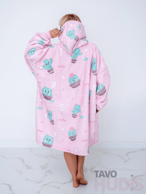 Cacti Blanket Hoodie